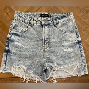 High waisted shorts
